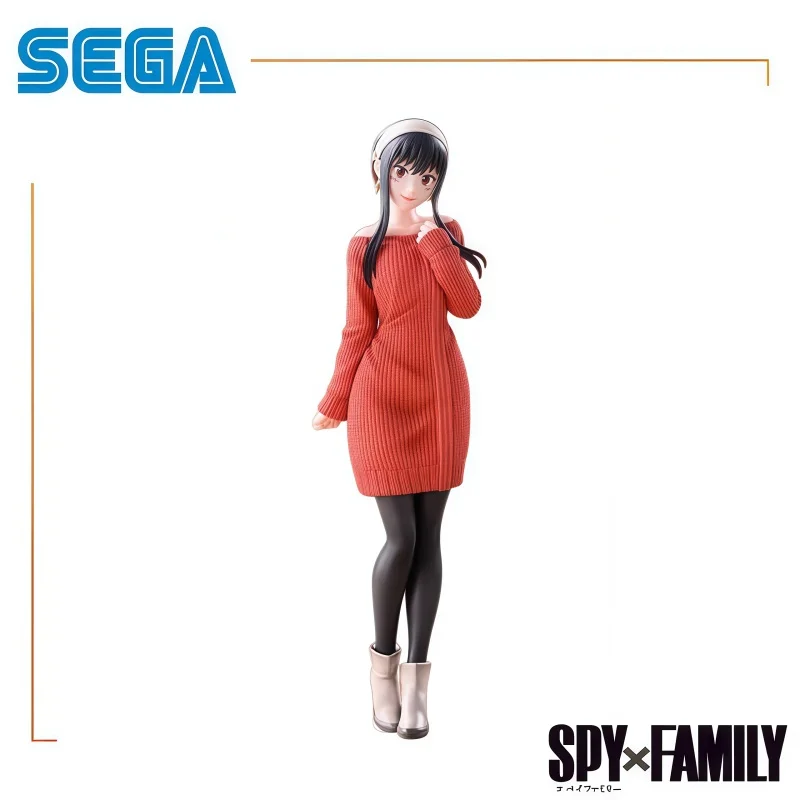 Na Stanie 100% Oryginalna Figurka Akcji SEGA Spy Family Yor Forger Nowa w Pudełku Gadżety Animacyjne Zabawki Modelarskie