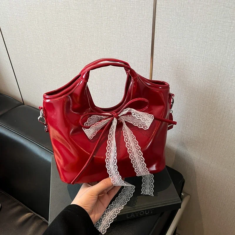 

Concise Large Capacity Zipper Solid Color Women's Shoulder Bags 2025 Versatile Casual Sewing Thread Commute Crossbody Bags