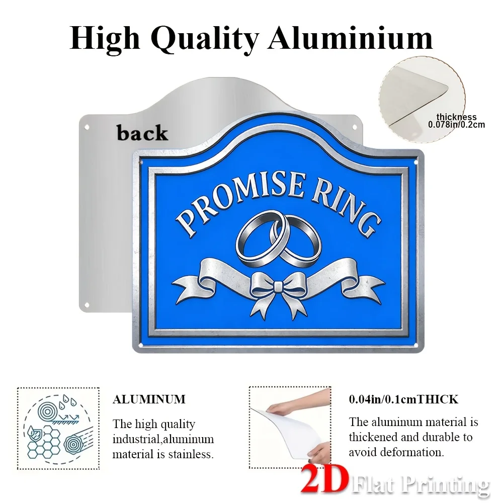 2D Flat, 1pc, Signs Metal Sheet Painting 