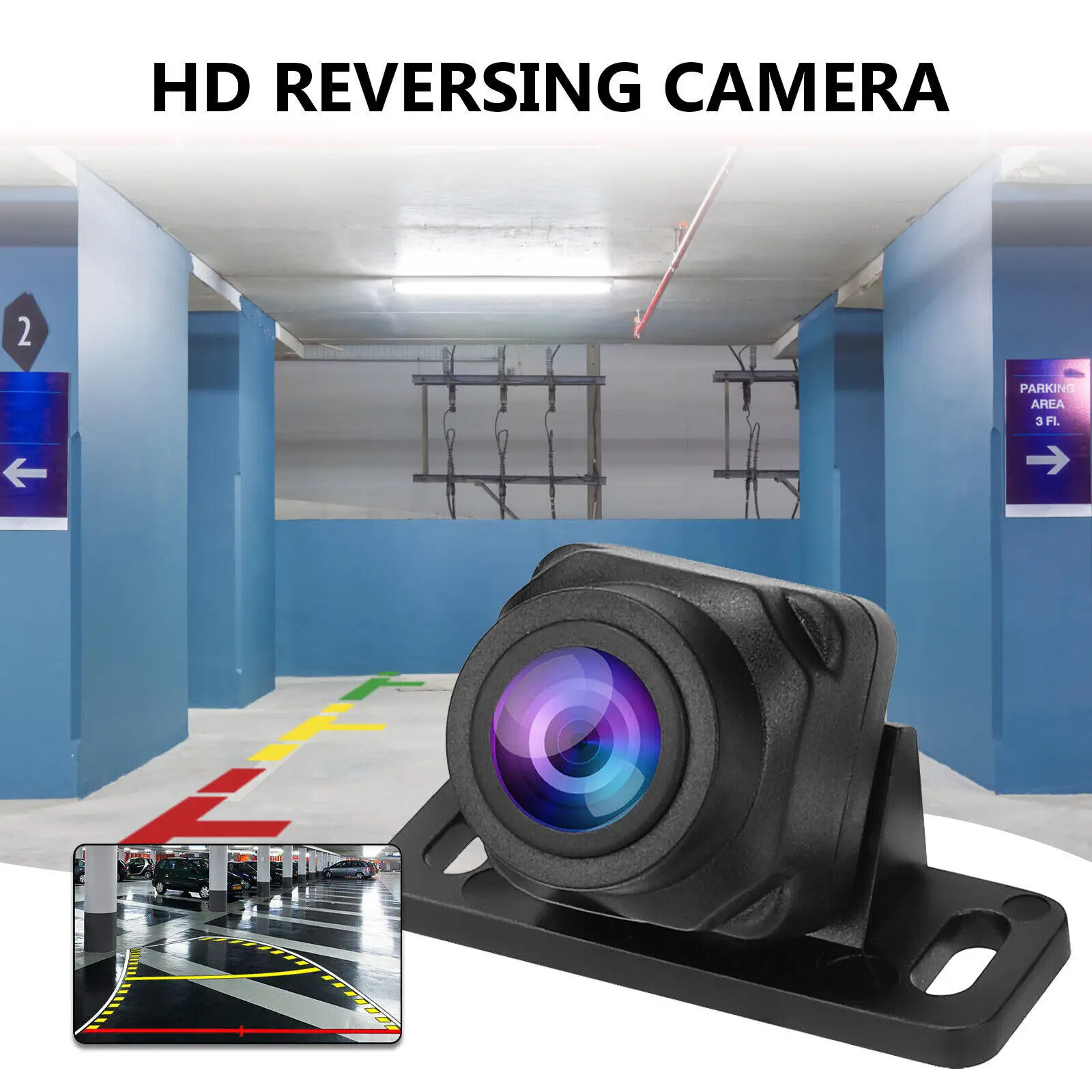 Car Rear View Backup Camera Reverse Parking Waterproof   Night Vision   backup camera