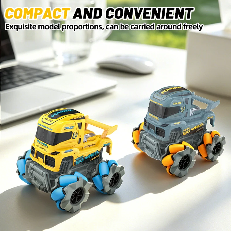 1/64 Remote Control Cars Rc Cars and Ground Vehicles Flatbed Stunt Drifting Off-road Racing Truck Radio-controlled Model Toys