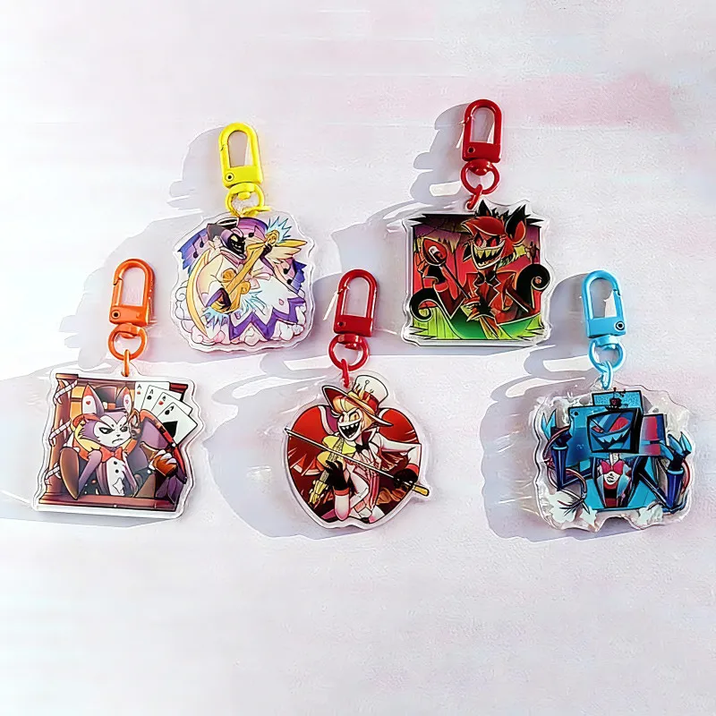 Hazbin Hotel Acrylic Keychains - Collectible Anime Keychains for Fans