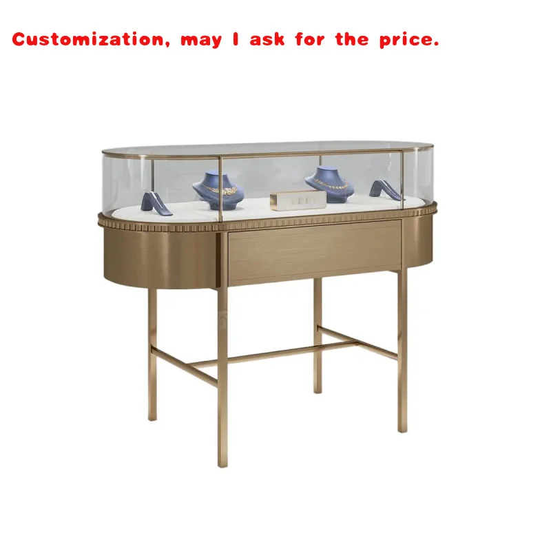 

custom.Luxury Jewelry Store/shop Interior Design Jewelry Glass showcase Display Cabinet Jewelry Necklace Earrings
