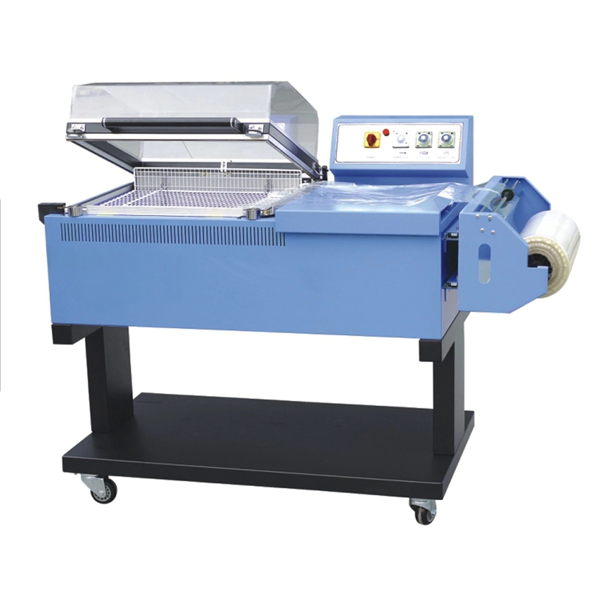 Two-in-one Heat Shrink Packaging Machine, Integrated Seal Cut Convey System FM5540