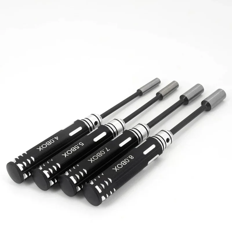 Chave de fenda hexagonal 4.0mm 5.5mm 7.0mm 8.0mm conjunto de chave de fenda chave de soquete de porca hexagonal para rc fpv drone carros ferramentas de barco