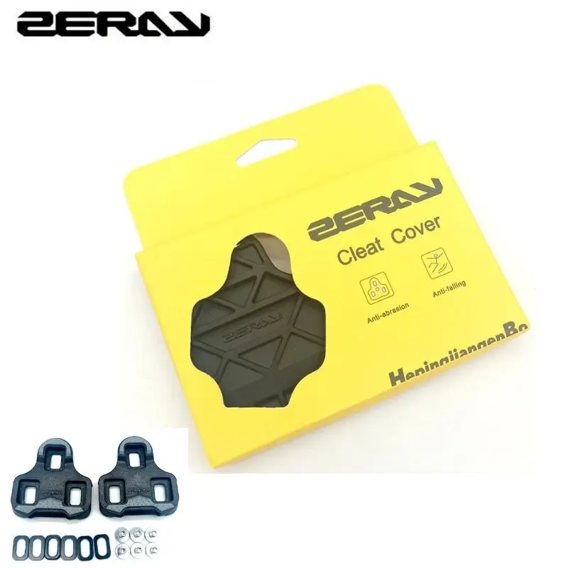 ZERAY 0/3 Degree Cleats Self-Locking Pedals Anti-Slip Ultralight Compatible forKEO Road Bike and Covers Bicycle Accessories