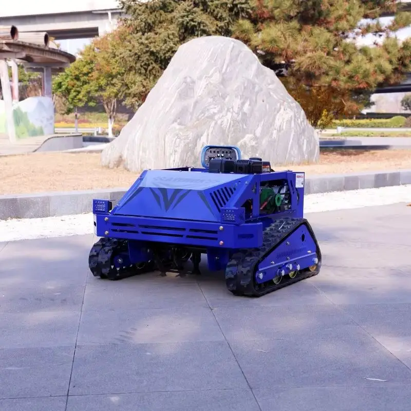 

Индивидуальная гусеничная роторная прополочная машина, интеллектуальная газонокосилка с дистанционным управлением для вездехода