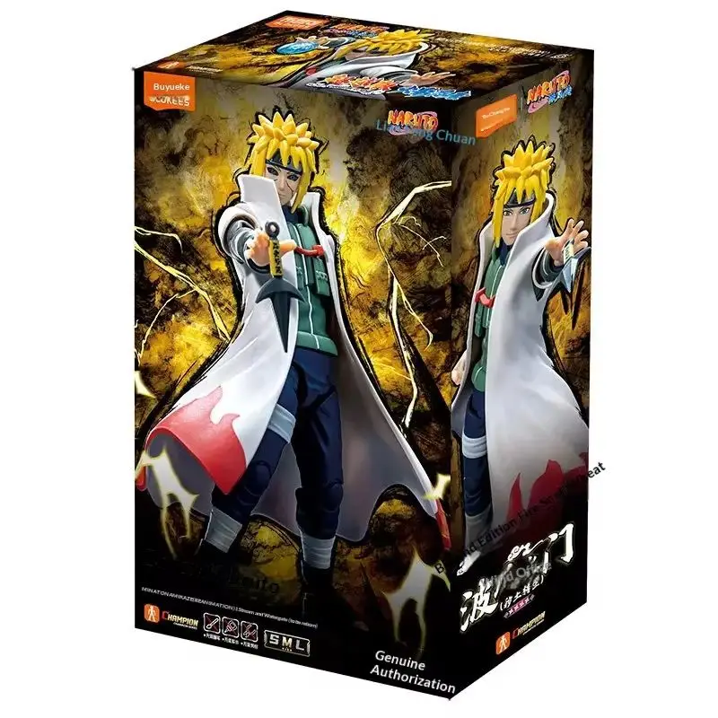 Blokees Original Naruto Uchiha Madara Kyuubi Kurama Sasuke Minato Bijyudama ShippūDen Bijuu Figura de Acción Ensamblada Modelo de Juguete