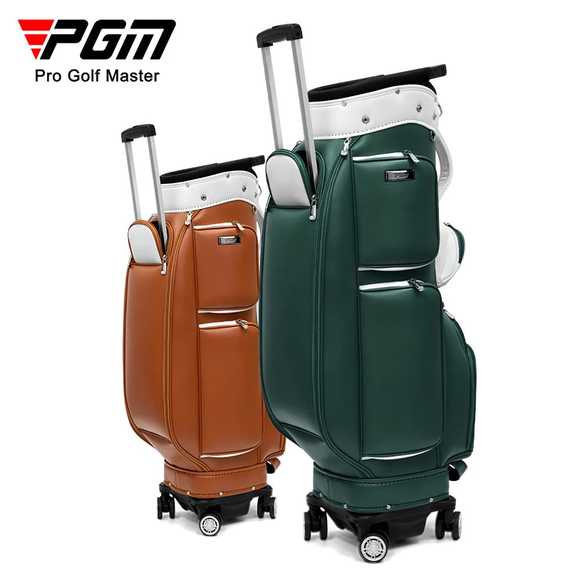 PGM new golf bag with waterproof ultra-fiber four-wheel push/drag capability  QB127