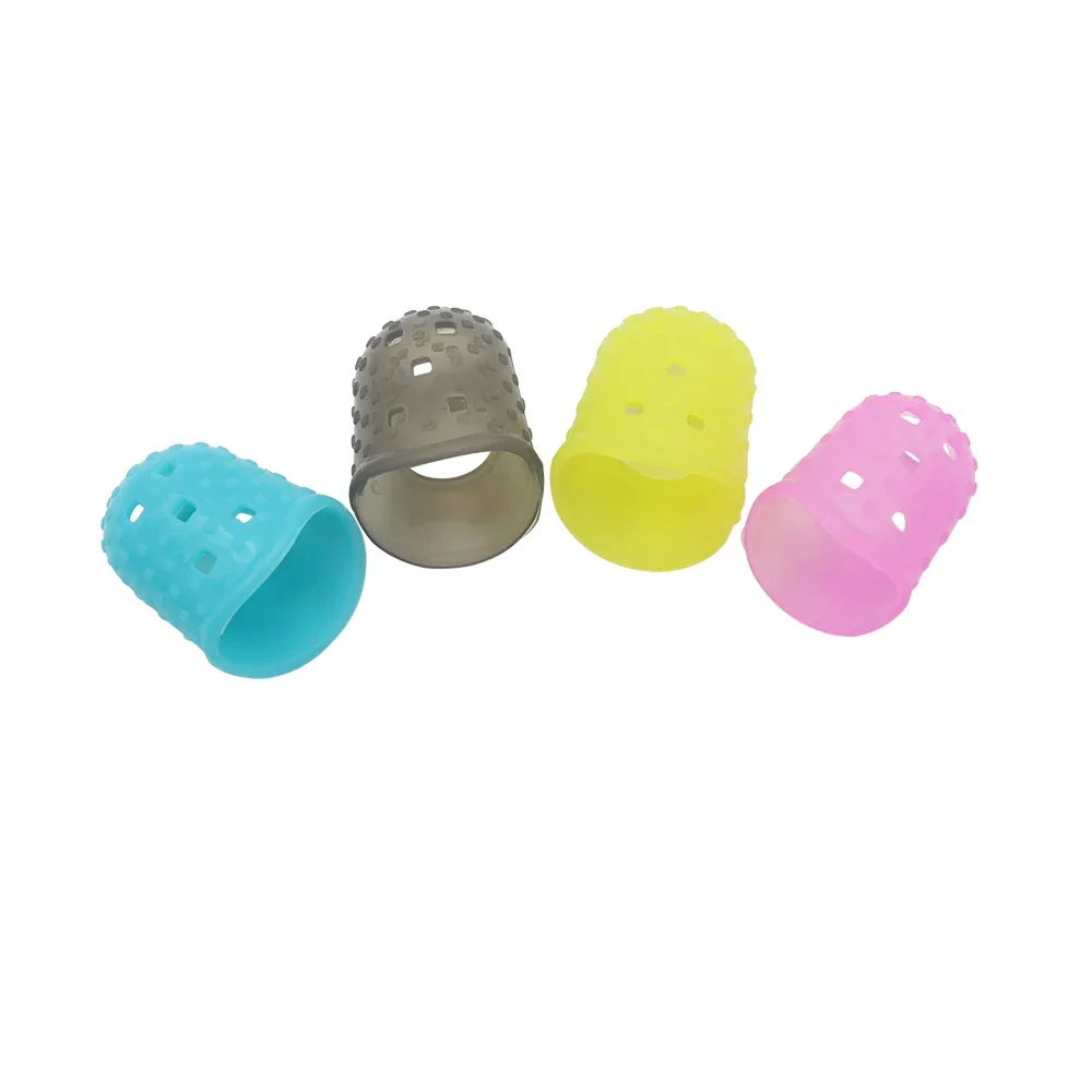4Pcs Guitar Fingertip Protectors Silicone Finger Guards For Ukulele Guitar Bass Left Hand Finger Protector Guitar Accessories view 3