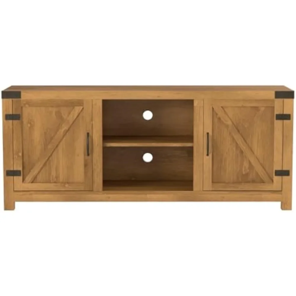 Georgetown-suporte de tv de duas portas, fazenda moderna, para tv, de 65 a 58 polegadas, 58 polegadas, Barnwood, 59x16x2 5 polegadas