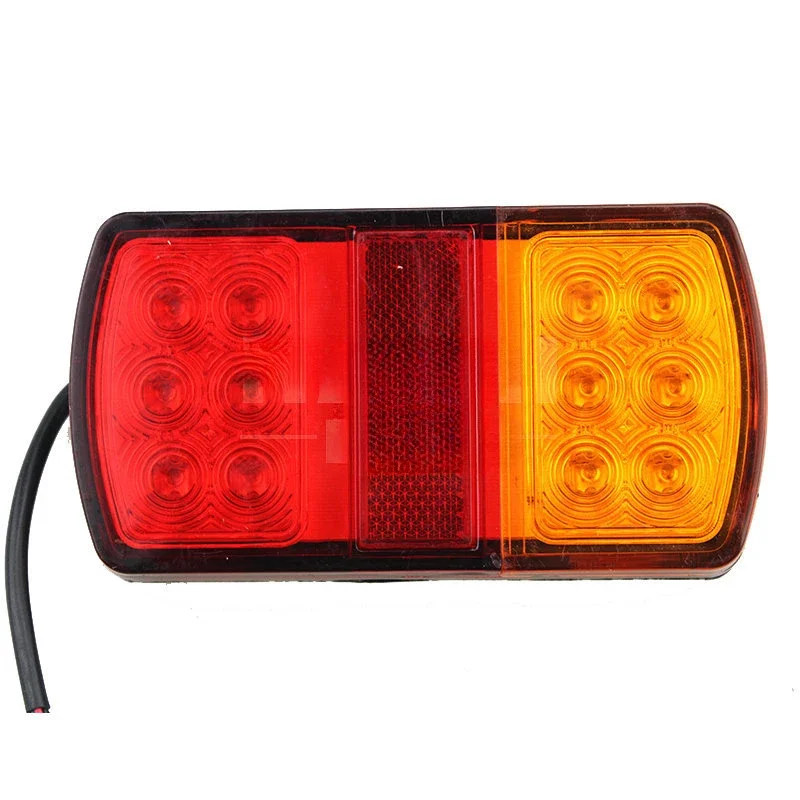 

12LED 12V Car Truck Waterproof Brake Parking Turn Signal Tail Lights Trailer Lights Wagon Side Lights