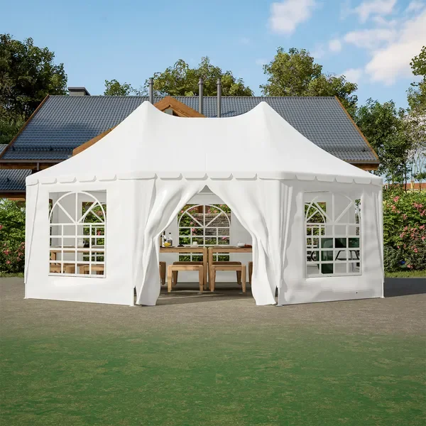 

Durable Outdoor Wedding Tent with Portable Storage Bags for Garden Parties and Events