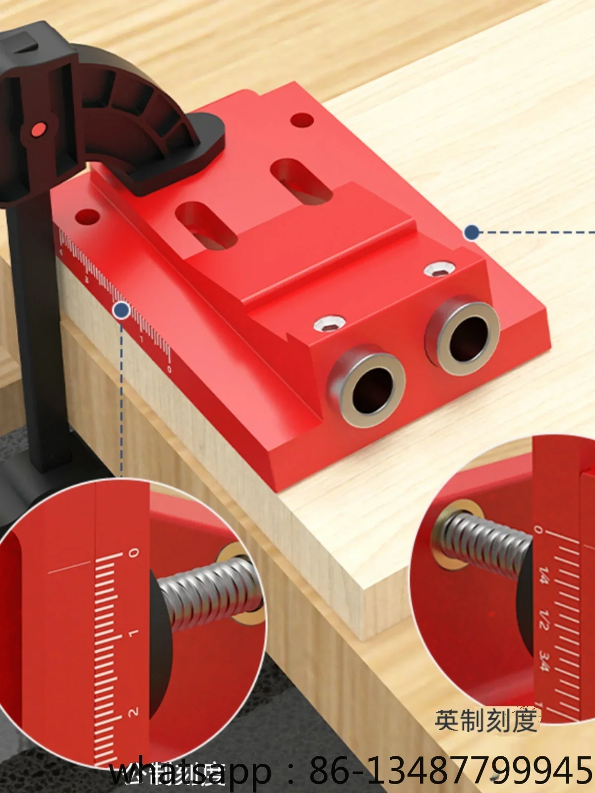 

Локатор наклонных отверстий для деревообрабатывающего перфоратора