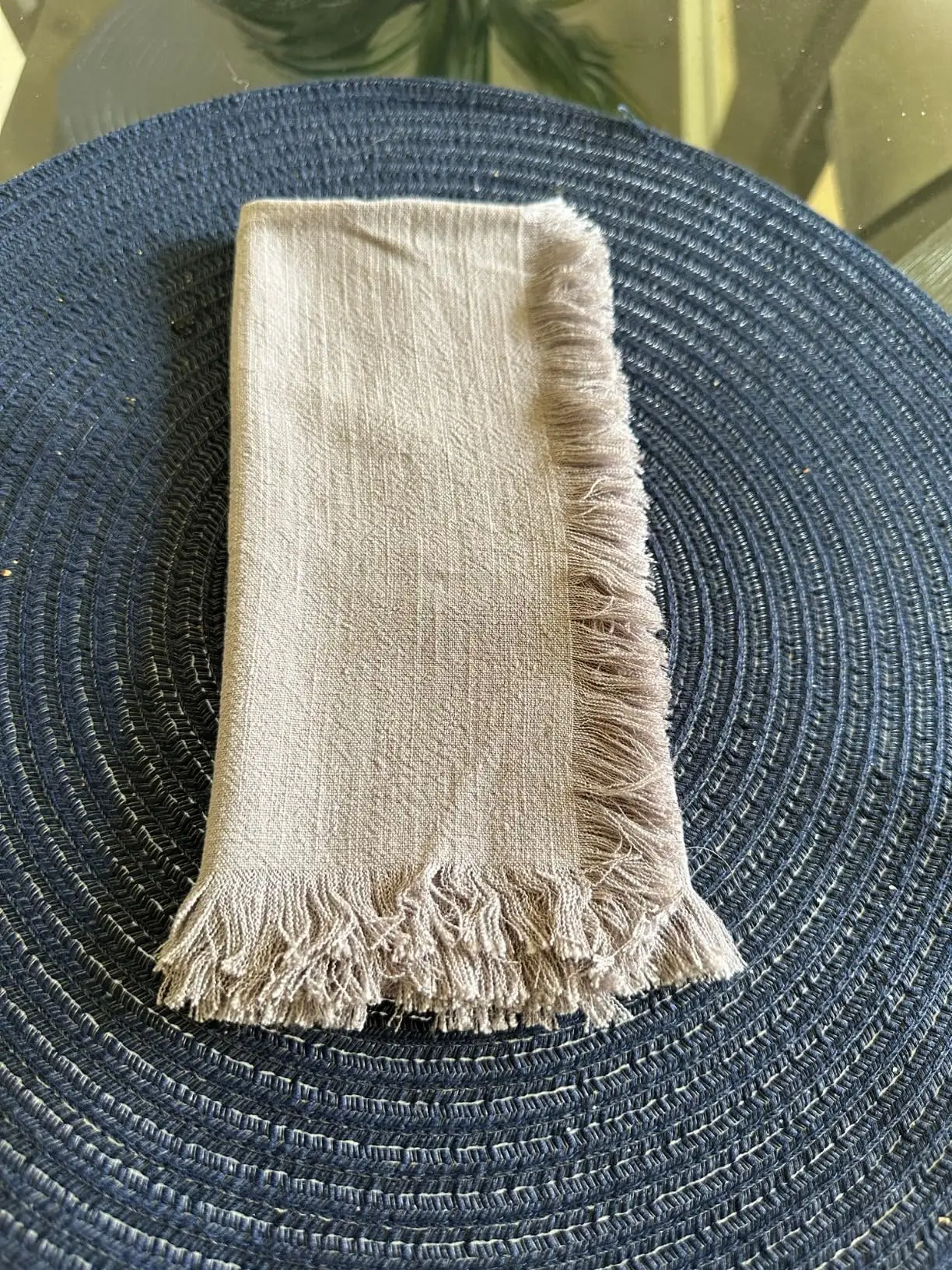 

12pcs Napkins 40X40CM Plain Washed Cotton Tea Towel Dining Place Mats Wedding Party Christmas Linen Kitchen Cloths Table Decor