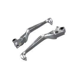 Chrome Skull Brake Clutch Levers for Harley Softail Dyna Sportster Road King FLSTN FLHR
