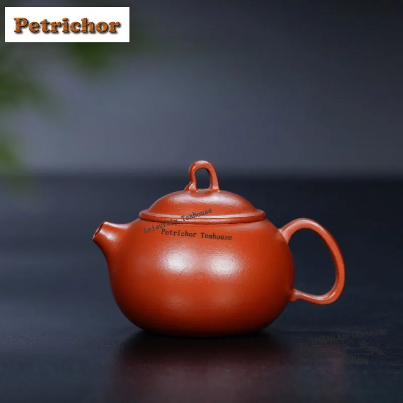 

120 мл Роскошные чайники Исин из фиолетовой глины Master Handmade Xishi Pot Сырая руда Чжу Чайник для заваривания грязи с фильтром Чайный сервиз Zisha