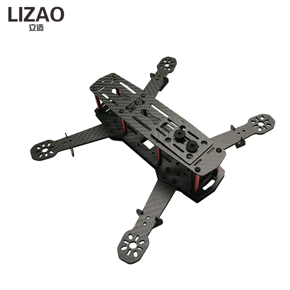 LIZAO 250mm Carbon Fiber Quadcopter Frame Kit, 4-Arm FPV Racing Drone Frame for DIY RC Aircraft & Aerial Photography Projects