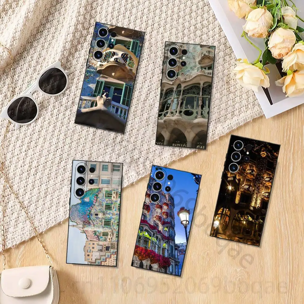 Capa de telefone Casa Batllo Barcelona Espanha para Samsung Galaxy S26,25,24,23,22,21,20Plus Ultra