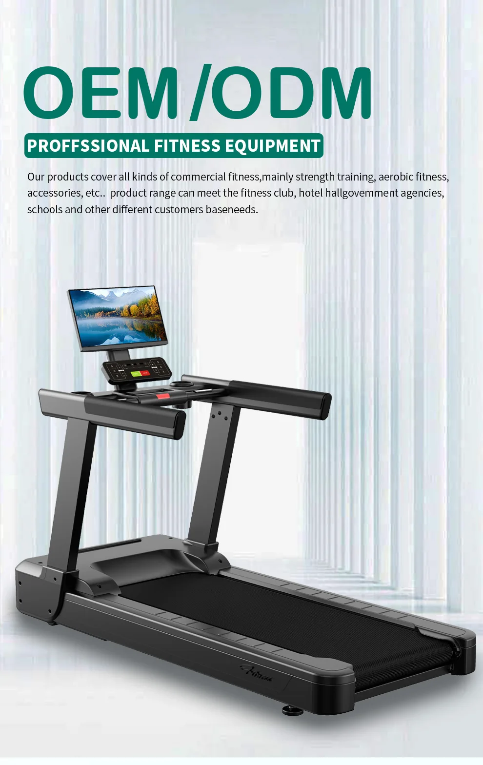 Best Cardio Factory Direct Sale Electric Treadmills Exercise Program Commercial Treadmill