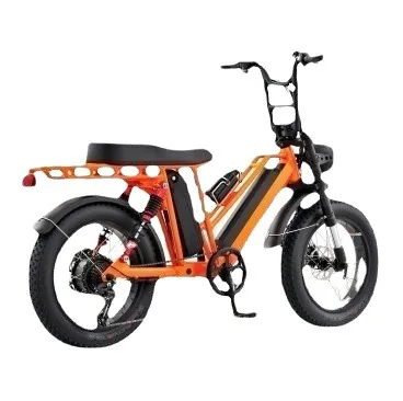 48v Electric Car & Motorcycle Off-Road Electric Mountain Beach Bike with Steel Frame and Rear Hub Motor for Amazon