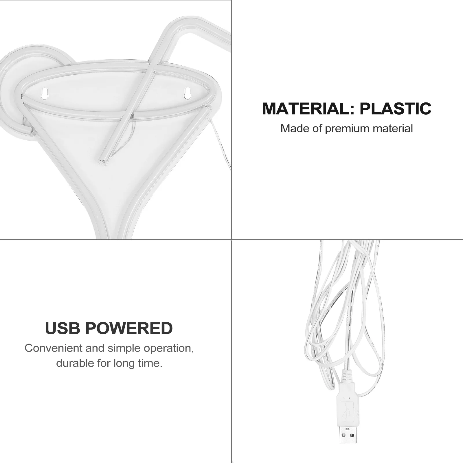 LED ضوء النيون تسجيل الإبداعية كوكتيل شكل USB بالطاقة ليلة مصباح منضدية بار غرفة نوم الديكور كوكتيل تصميم ضوء النيون