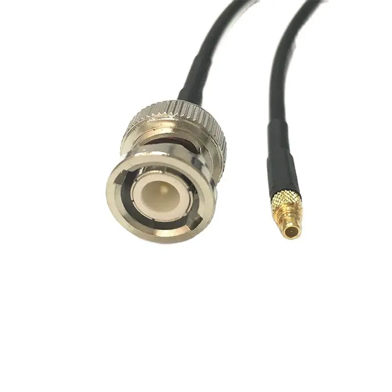 RF Coax Cable BNC Male Plug to MMCX Male Straight Right Angle Pigtail Adapter RG174 10/15/20/30/50/100CM For Wifi Card