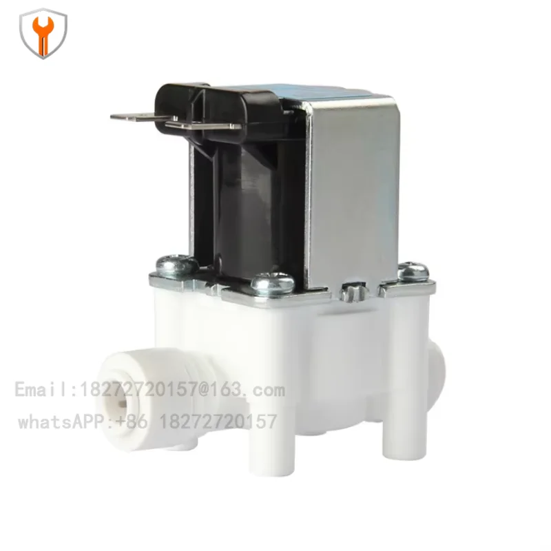 5 PCS 12V/24v/220v High-grade water dispenser RO filter parts Plastic micro-inlet solenoid valve for RO water dispenser