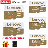 Lenovo 2TB SD Memory Card 1TB 512GB High Speed U3 Class 10 TF Card 4K Ultra-HD Video Card SD Flash Memory Cards 128GB 64GB