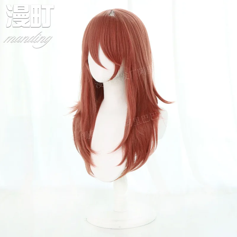 チェーンソーマン チェーンソーマン 天使悪魔 ダークオレンジ リバース50cm cos ウィッグ