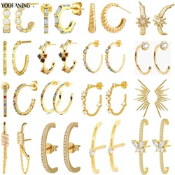 925 Sterling Silver Ear Needle Fashionable Luxury Earrings Unique Design Women's Earrings Fashionable Items Jewelry Gifts Party