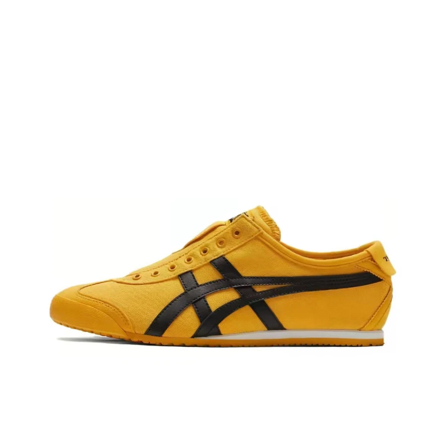 Onitsuka Tiger MEXICO 66 SLIP-ON Unisex Yellow Low-Top Sneakers  Stylish Comfortable Versatile Everyday Wear 1183A746-751