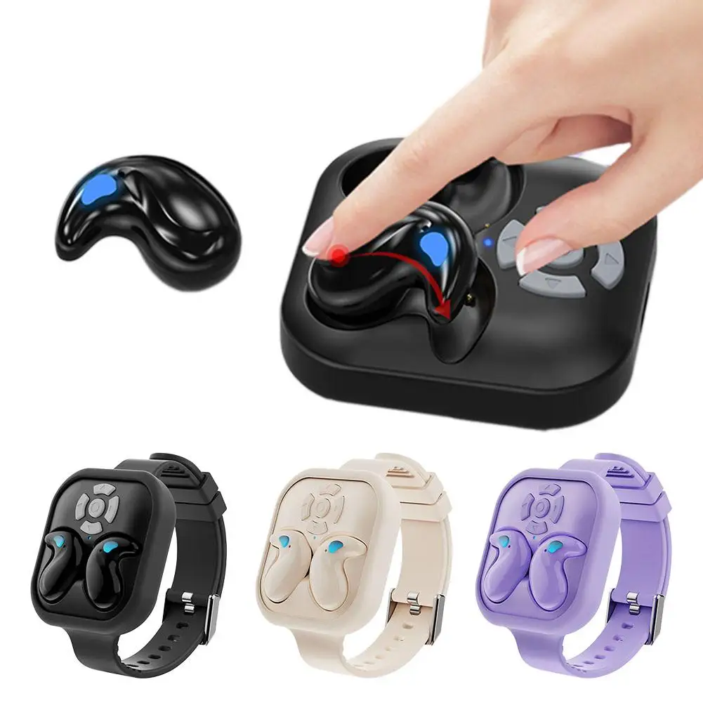 

New Bluetooth Wireless Earphones Take Photos Page Turner Remote Mobile Phone Control Intelligent Multifunctional W3R3