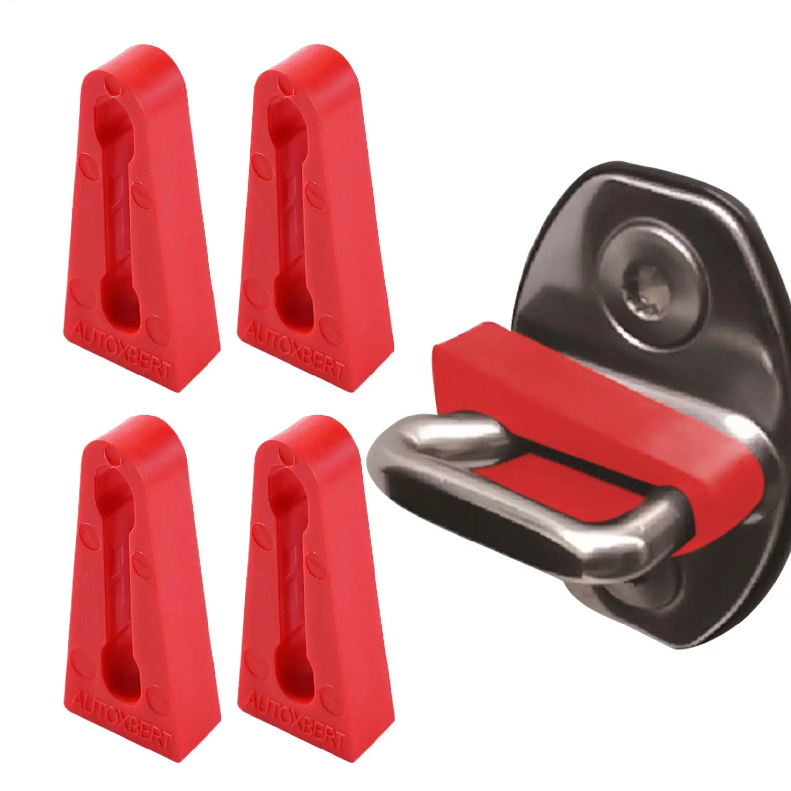 

Car Lock Damping Pads 4Pcs/set Noise Reduction Car Lock Damper Sound Deadener Auto Door Guard Deadener Pads Car Accessories