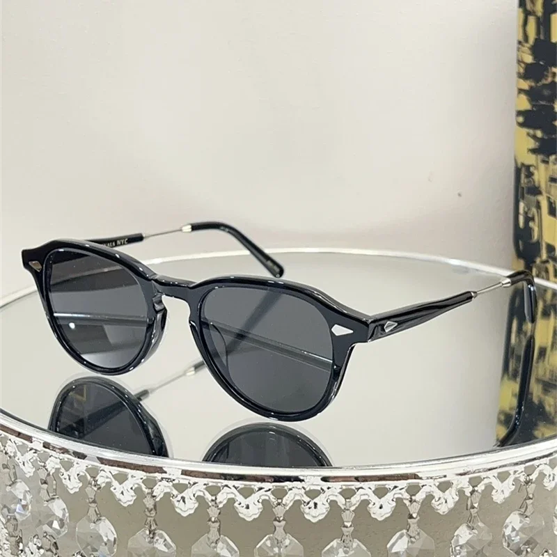 

Famous Brand Luxury Designer Lemtosh Vintage Sunglasses for Women KASH 2024 Acetate Oval Men's Eyebrow Male Female Sunglasses