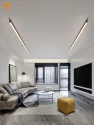 Living Room Linear Lamp Ceiling Black White Surface Mounted Dining Room Balcony Aisle Minimalist Long Strip Led for Bedroom