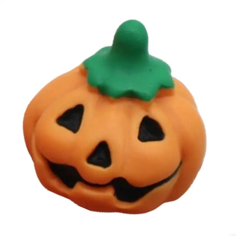 Halloween Doll House Accessoire Realistische Pumpkin Figurine Festival Scene Decors L8RB