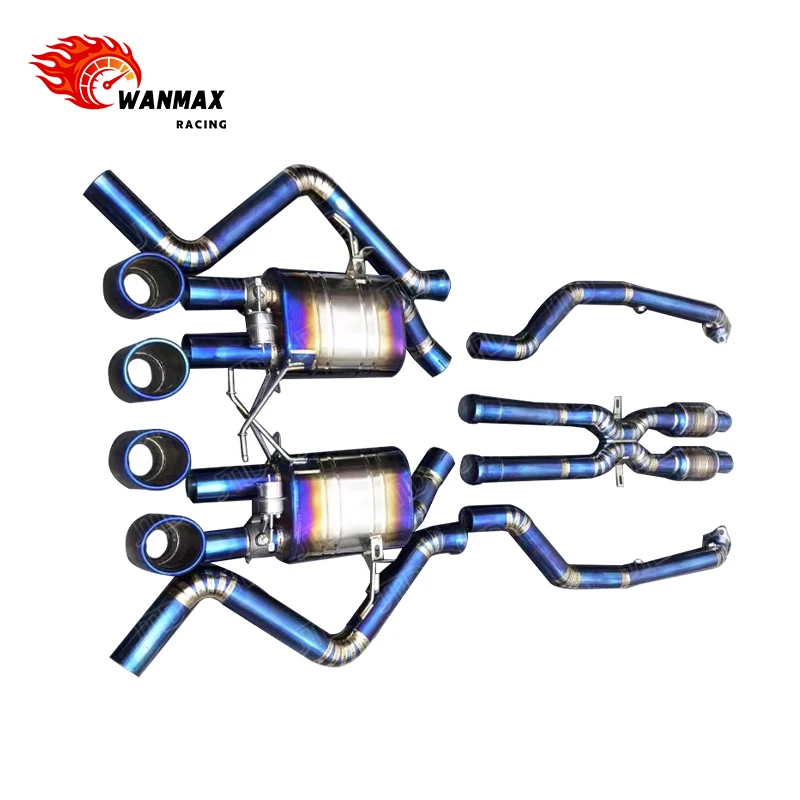 High Performance Titanium Alloy Exhaust Catback System for  E90 E92 E93 E9X M3 2008-2013 view 4