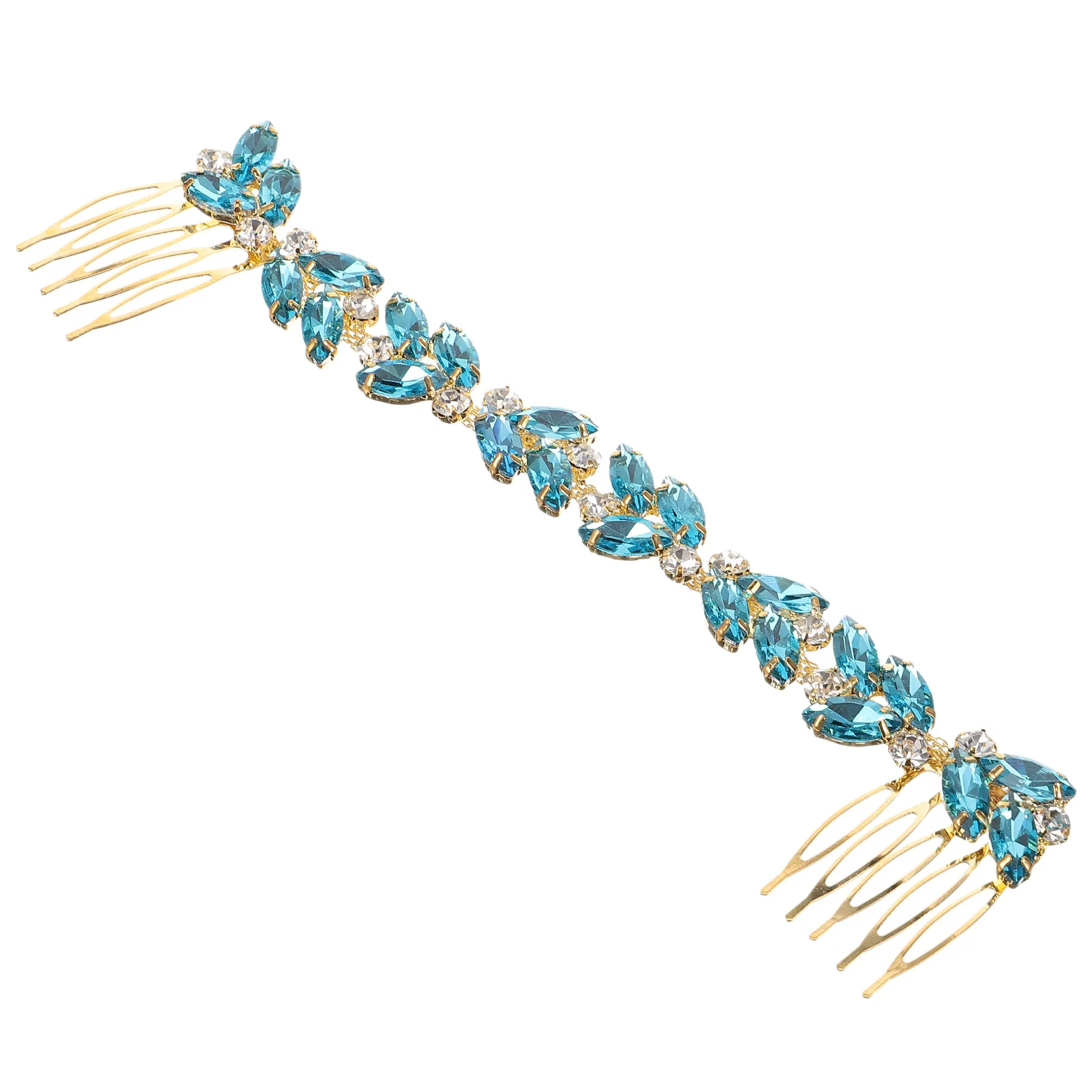 

Glass Rhinestone Hairpin Stylish Bridal Hair Accessories Wedding Hair Clip for Brides Bridesmaids Wedding Headband