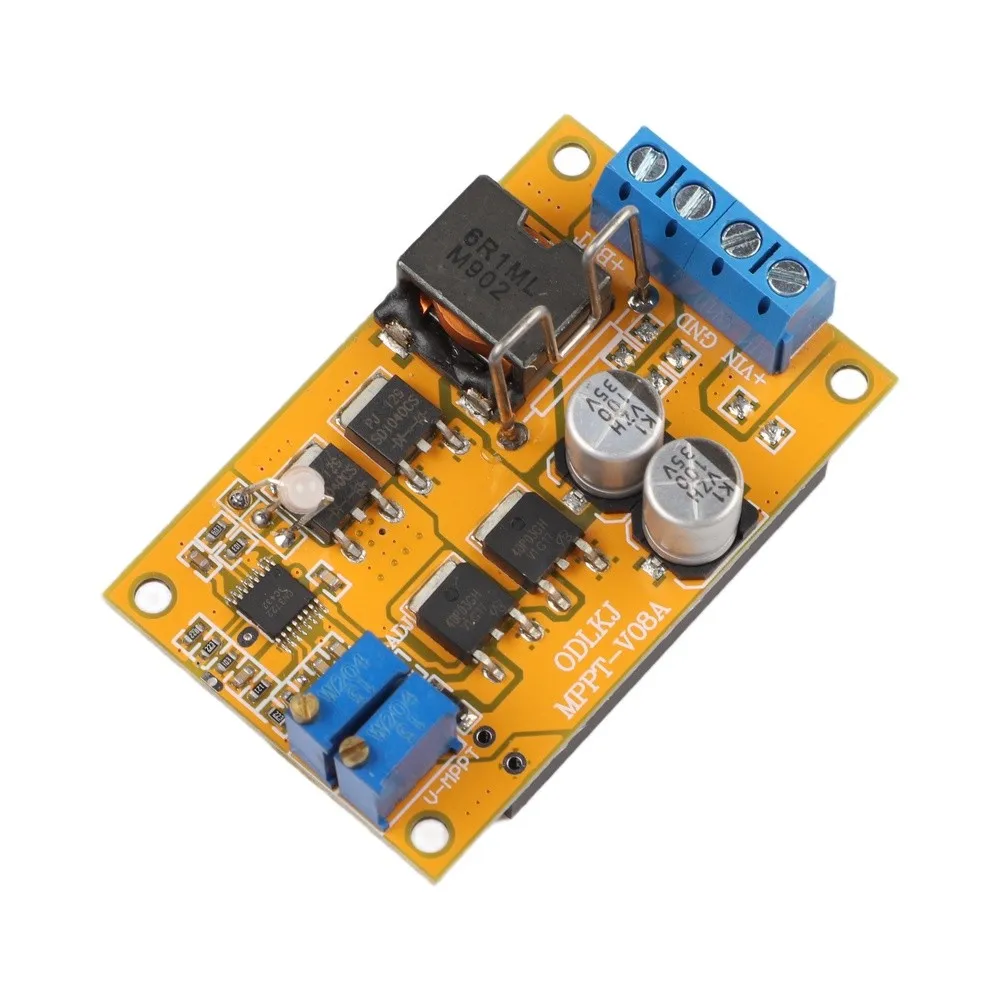 5A MPPT Solar Charging Controller Board DC 8V-28V To 5V-26V Step Down For Solar Street Light Wind Turbine For Battery