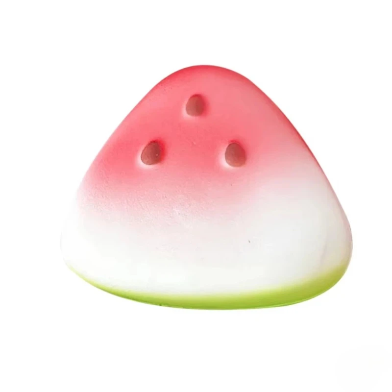 Squishy Watermelon Fidget Toy Anti-Stress Slow Rising Fruit Pinch Squeeze Stress Reliever Funny Pressure Reducer Prop for Kids