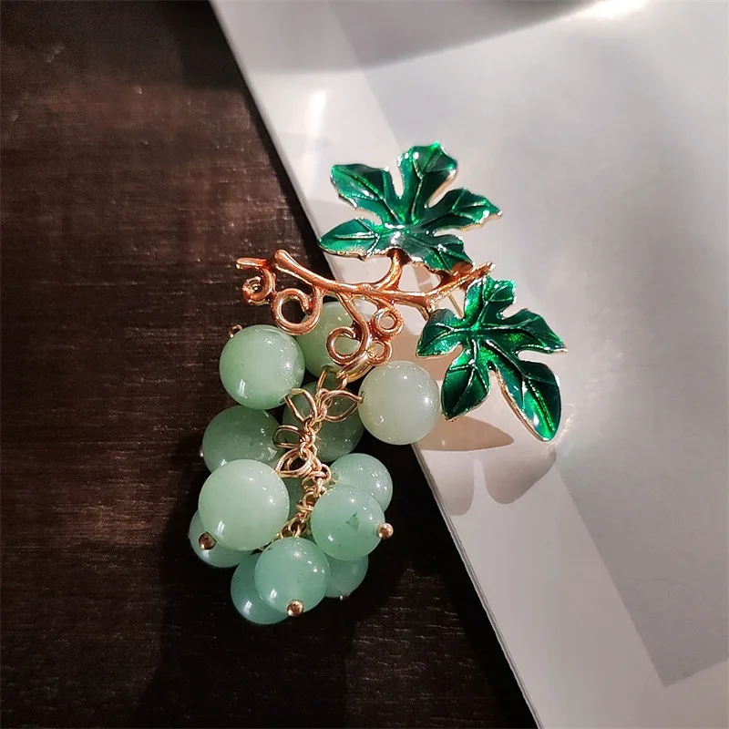 بروش إبداعي للنساء ، سترة أنيقة بسيطة ، زخرفة دبوس سترة من الفاكهة ، أكسسوارات ملابس حفلات الأعياد ، هدية ، 1 * * #5