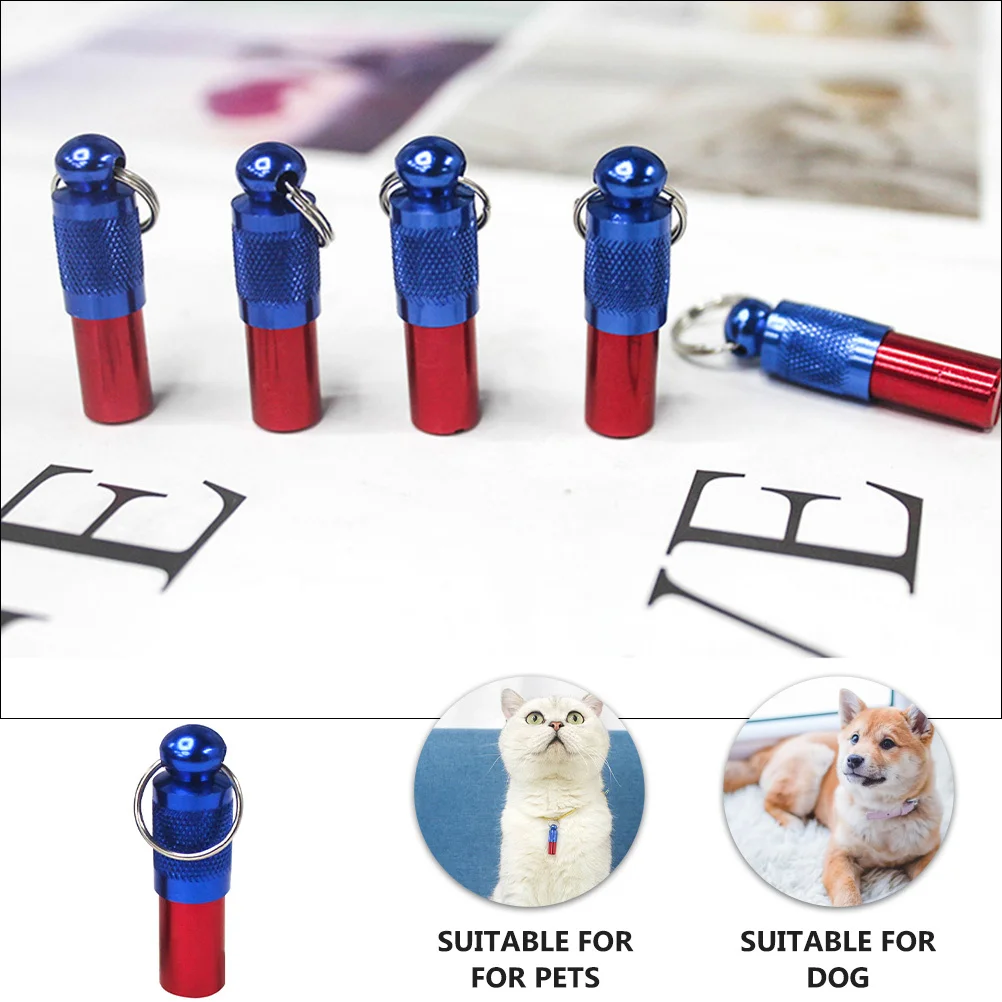 

3pcs Pet Dog Tag Brass Diy Identity Tag Hide Info Inside Corrosion Resistant For Dogs Cats Puppy Kitten Collar Pendant