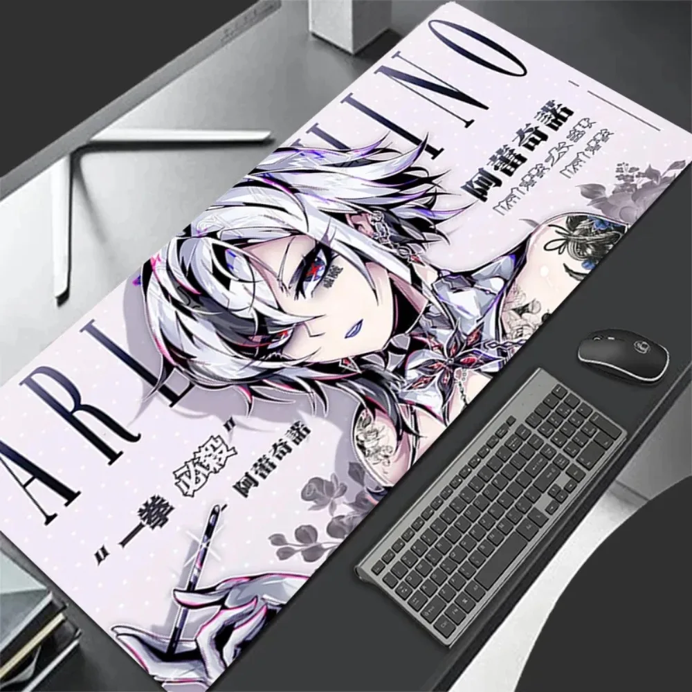 Large anime game mouse pad, anti slip computer desk pad, sexy girl computer pad, suitable for home and office games keyboard pad