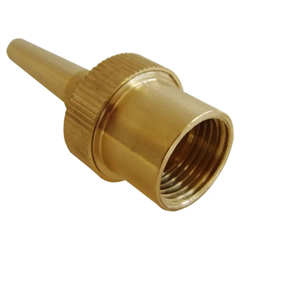 

6 pcs Brass Fountain Nozzle Set Adjustable Line Jet Water Spray Head For Garden Landscaping Equipment Replacement