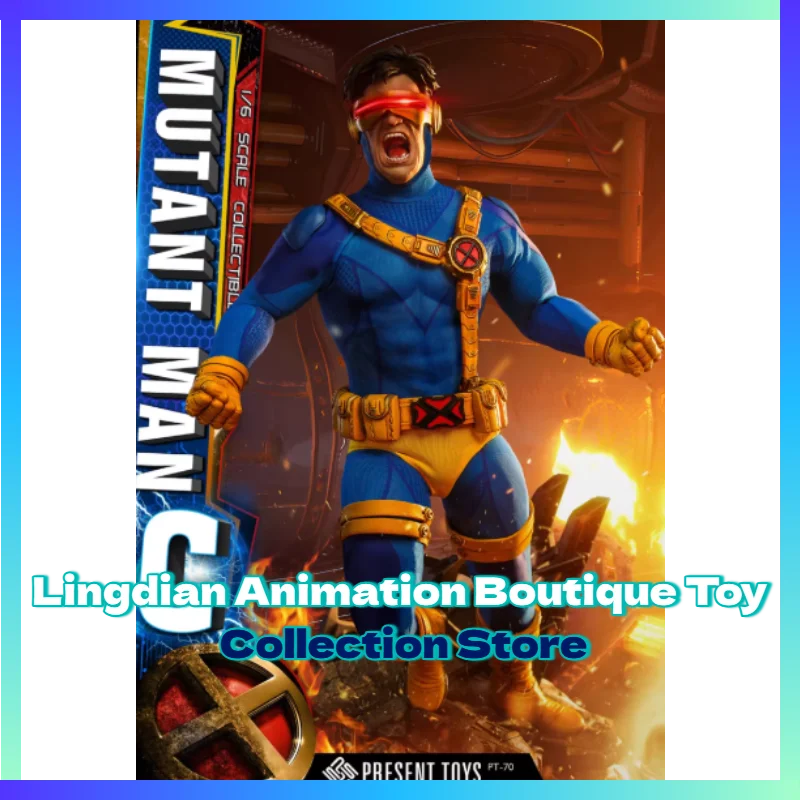 متوفر في المخزون MEZCO Ant Marvel X-Men Cyclops LED متوهجة PX طبعة محدودة نموذج الهاتف المحمول جنود فانتوم لعبة جمع هدية