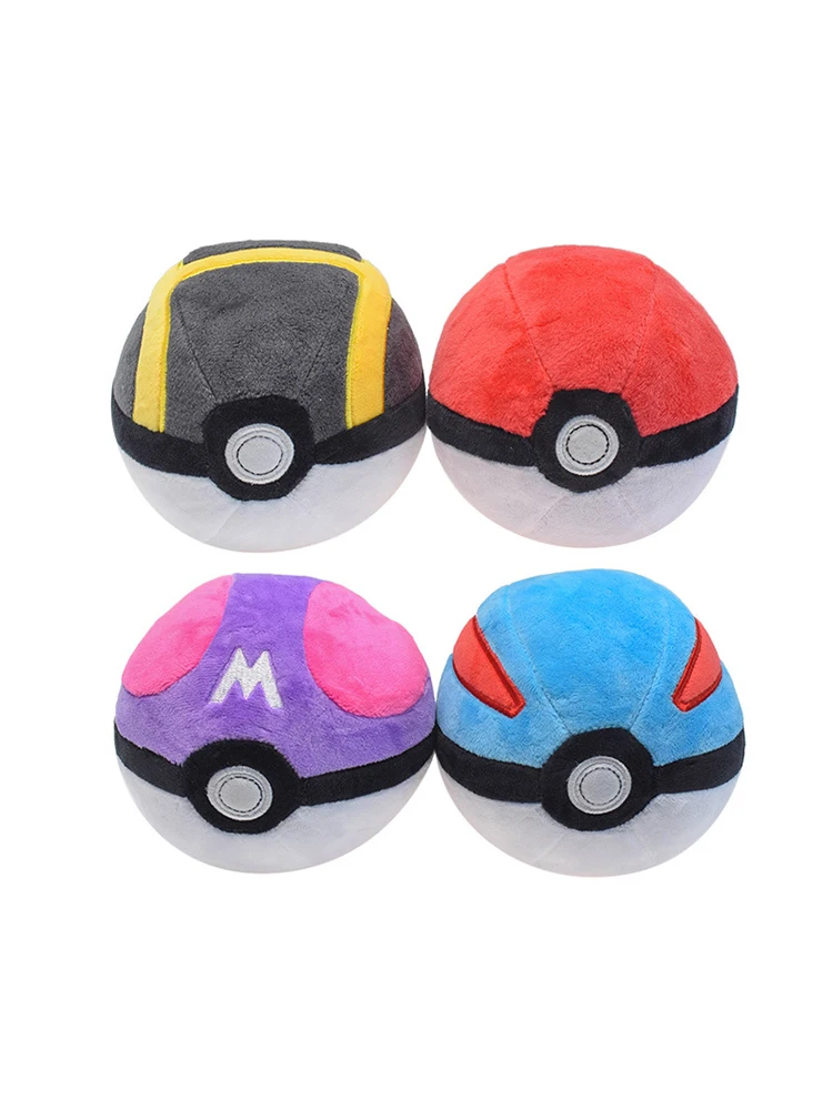 Pokeball Plüsch Master Ball Poke Ball Great Ball Beast Ball Dusk Ball Hisuian Ultra Ball Spielzeug für Kinder Kinder Weihnachtsgeschenk – Detail 1