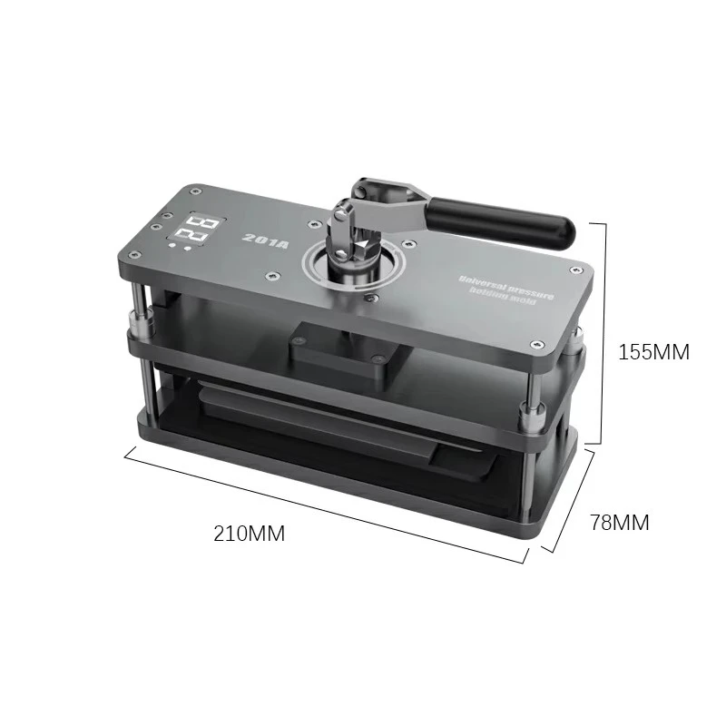 

201A 4 Axis Horizontal Universal Rotating Pressure Hold Mold Digital Display Phone Screen Back Cover Maintenance 220V