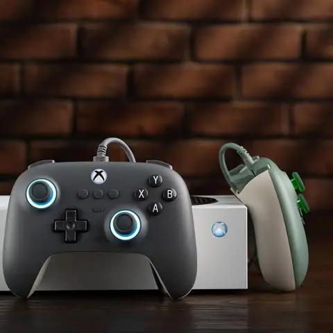 8BitDo Ultimate C Wired Gaming Controller for Xbox, RGB Lighting Fire…
