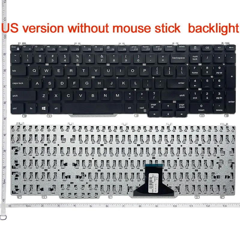 NOWA amerykańska podświetlana klawiatura do laptopów Dell Precision 3500 3501 3540 3541 3550 3551 Latitude 5500 5501 5510 5511 — zdjęcie produktu 5